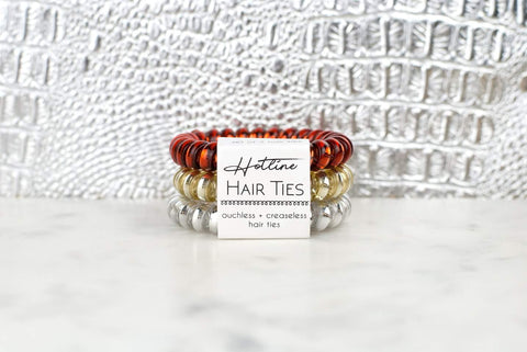 Fire and Gold Hotline Hair Ties