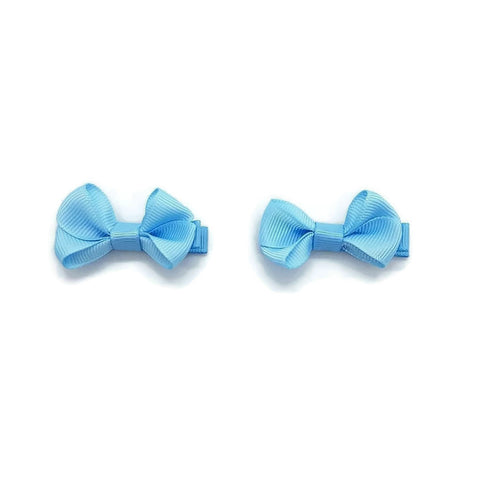 Baby Blue Little Girls Bows