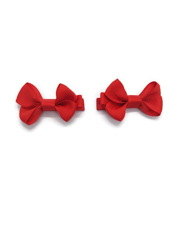 Red Little Girls Bows