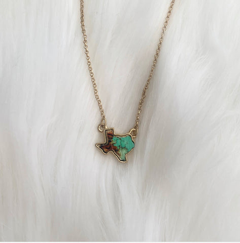 Turquoise Texas necklace