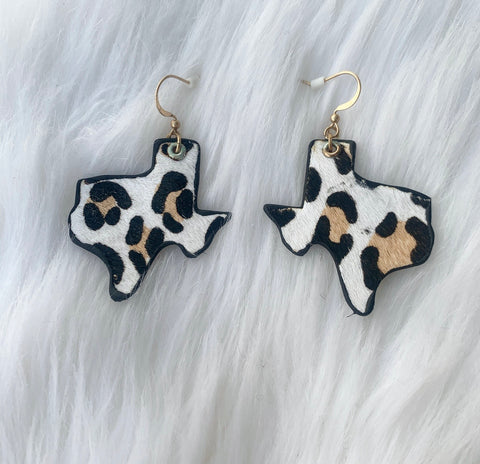 Leopard Texas earrings