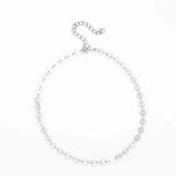 Classic Silver Disc Choker