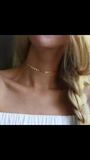 Classic Gold Disc Choker