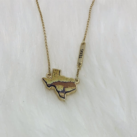 Open land Texas necklace