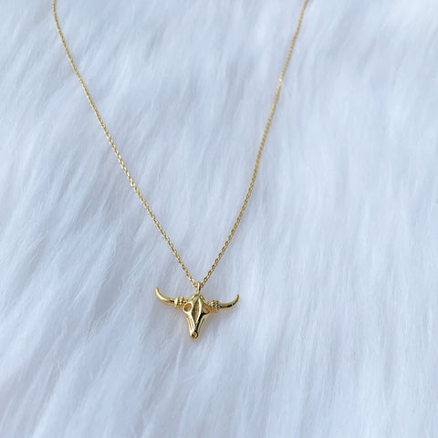 Longhorn/ bull necklace