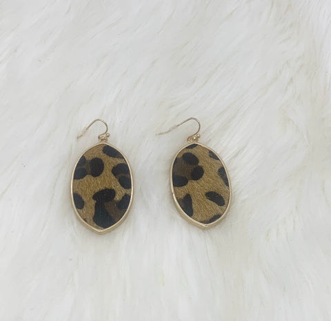 Leopard earrings