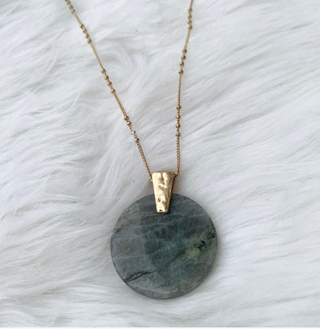 Gemstone Pendent Necklace