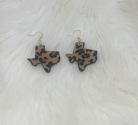 Leopard Texas earrings